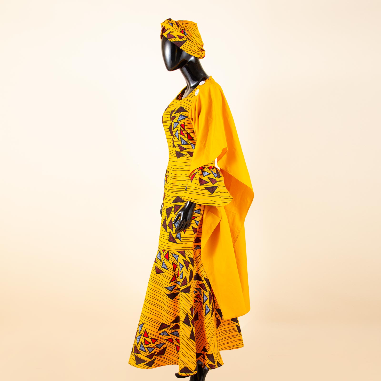 African Women Dresses Dashiki Ankara Print Slim Long Dress with Headwrap Bazin Riche Ladies Outftis Party Vestidos Y2225023