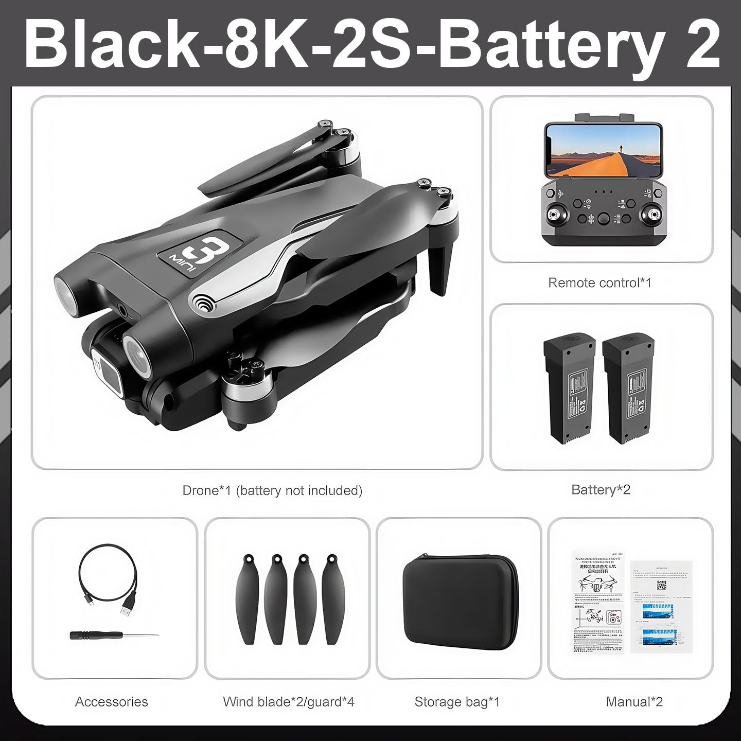 For Xiaomi Z908 Pro/MAX 8K Drone ESC Professional GPS Dron Optical Flow Localization 3sided Obstacle Avoidance Quadcopter Toys