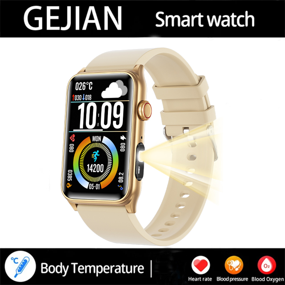 2025 New Smart Watch Men LED Bluetooth Call Sports Men's Smartwatch Heart Rate Health Temperature Monitoring Women Smart Watches