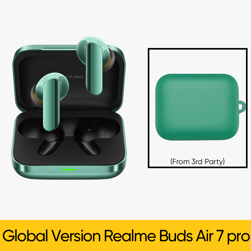 Global Version realme Buds Air 7 Pro 53dB Active Noise Cancelling True Wireless Earphone 48Hour Battery Bluetooth 5.4 Headphone