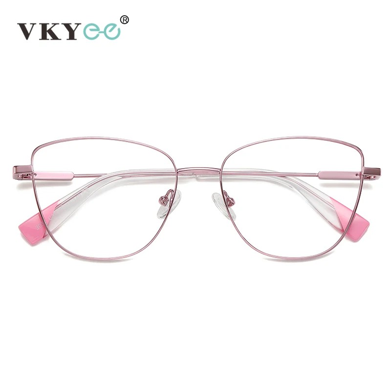 VKYEE Women Photochromic Anti Blue Light Reading Glasses Myopia Hyperopia Prescription Color Change Optical Eyeglasses PFD3032