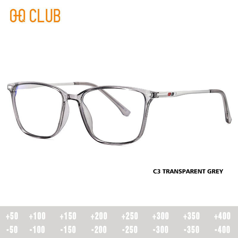 O-Q CLUB Graduated Lenses to Read Men`s Glasses for Reading Glass for Man Lunette Myopia Eyeglasses Photochromic Women Lens Eye