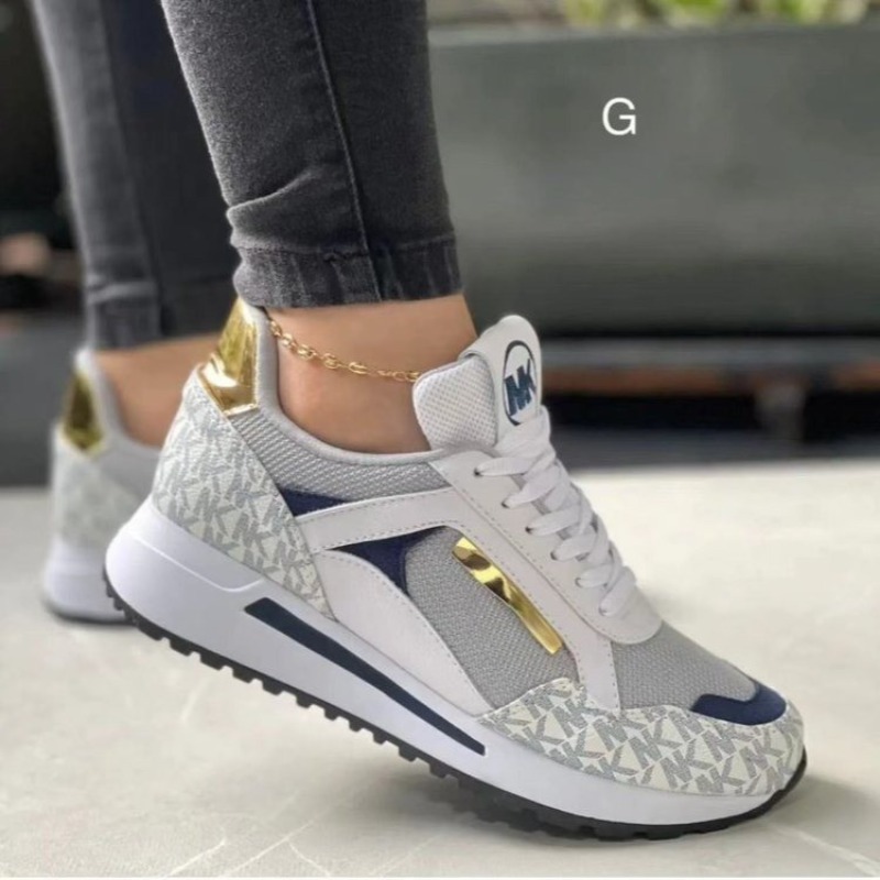 2025 Spring Large Wedge Casual Fashion Comfortable Women's Shoes Outdoor Versatile Lightweight Sports Women's Vulcanized Shoes
