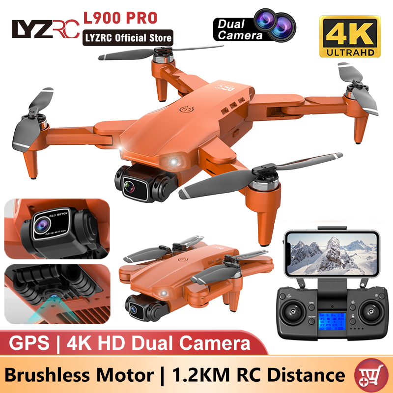 LYZRC L900 PRO 4K Professional HD Dual Camera GPS Drone 5G WIFI Brushless Motor FPV Quadcopter Foldable Aerial Photography Drone