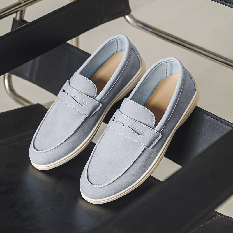 2025 Men's multi-color loafers A pedal leisure business shoes Doug shoes