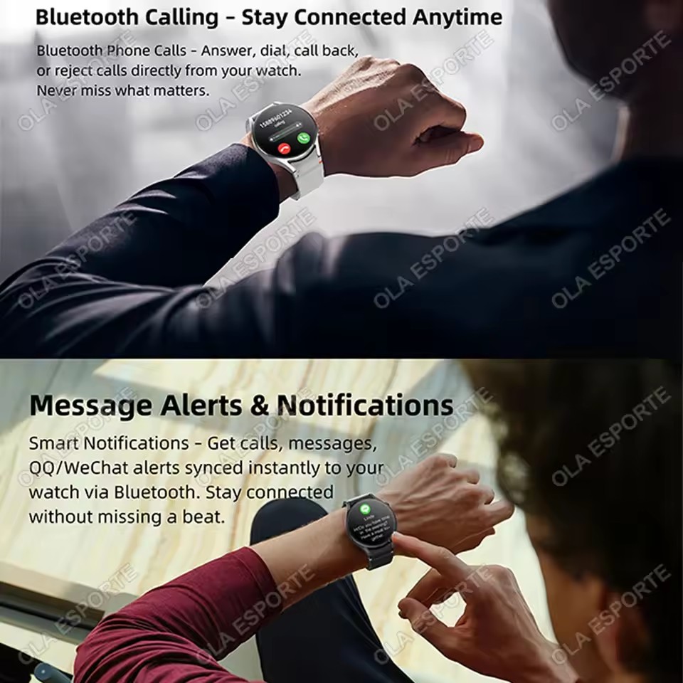 Watch7 Smart Watch Men Women HD Screen ECG+PPG BT Call Sleep Monitoring Sport Waterproof Fitness GPS Tracker SmartWatch 2025 New