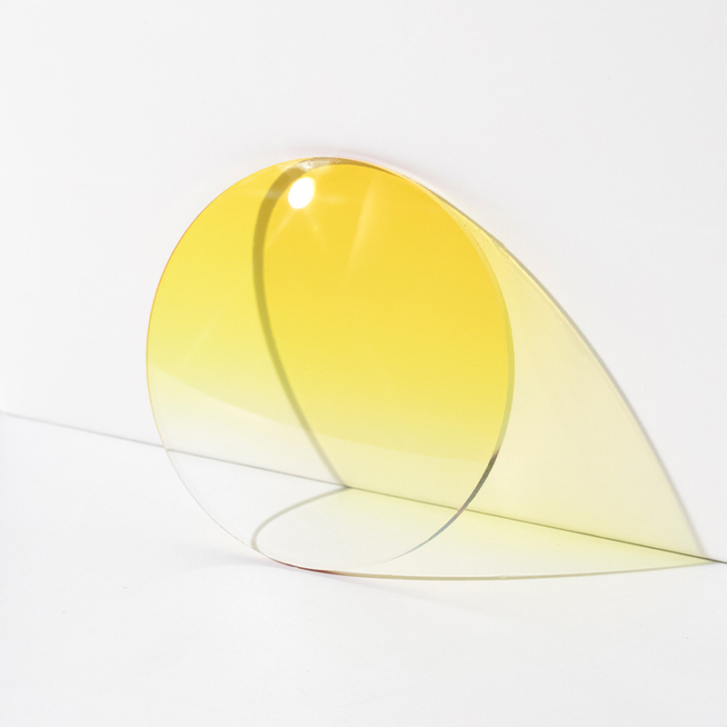 ZIROSAT Aspheric Tinted color MR-8 1.61index Super Tough Optical Glasses Prescription Lenses Strong Anti Reflective for Rimless