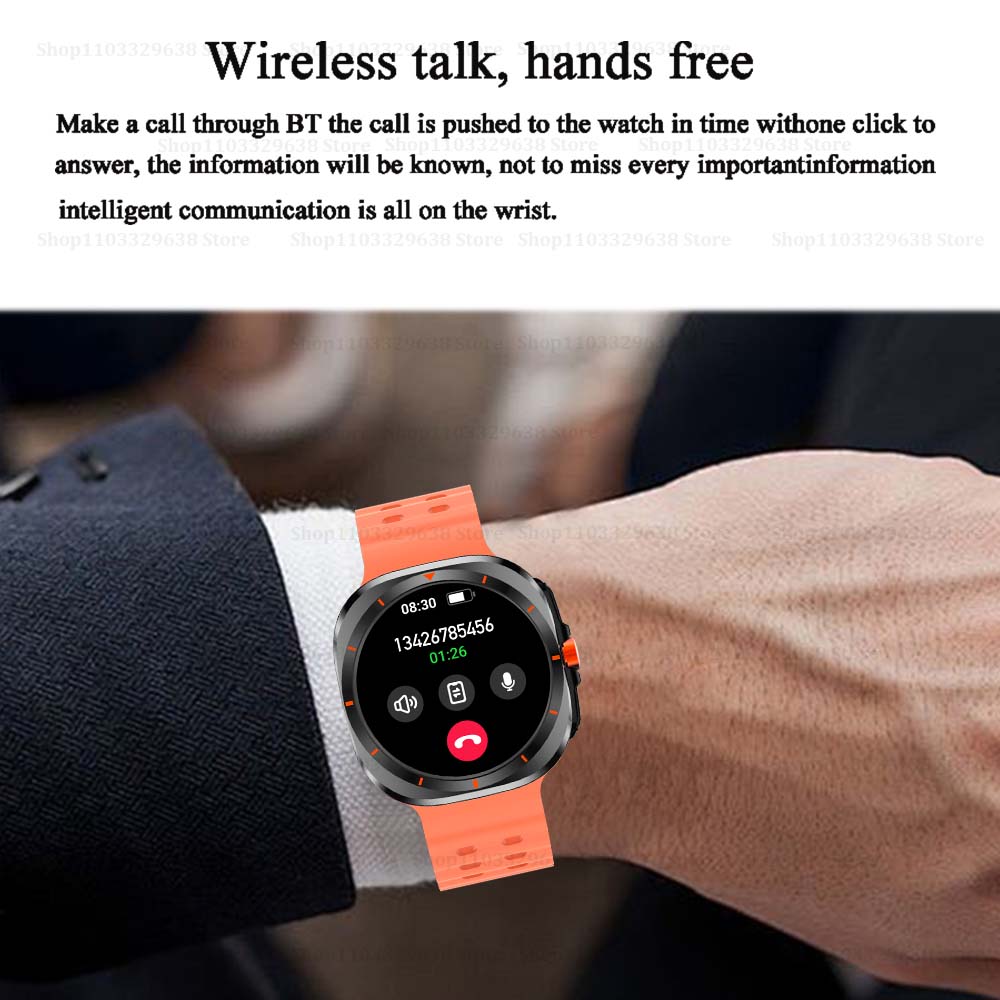 New Business Plus Smartwatch Women 1.52 HD Bluetooth Call Health Gift For Man Wireless Charging Watch Smart Global Version 2025