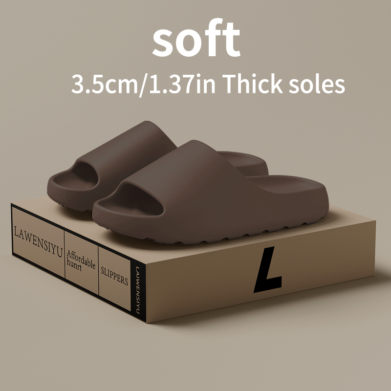 Coconut Slippers Women Fashion Sandals Non Slip Men Thick Shoes Couples Summer New Slides High Quality Lightweight EVA Bedroom