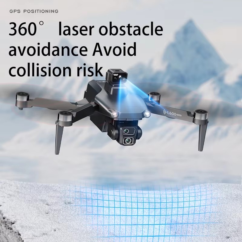 L600-1 Pro MAX GPS Drone 4K Professional HD Dual Camera With Screen 5G WIFI 360°Obstacle Avoidance Brushless Rc Quadcopter Drone