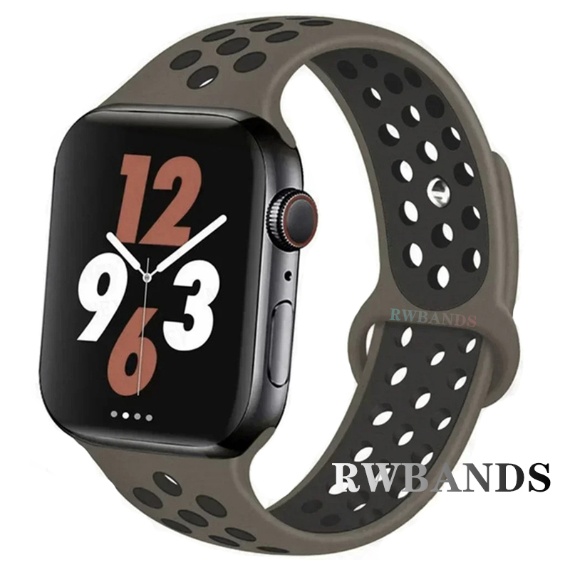 Sport Strap for Apple Watch Band 46mm 44mm 40mm 42-38-41mm 45mm Breathable Bracelet iWatch Series 10 9 8 7 6 SE 5 3 Ultra 2 49mm