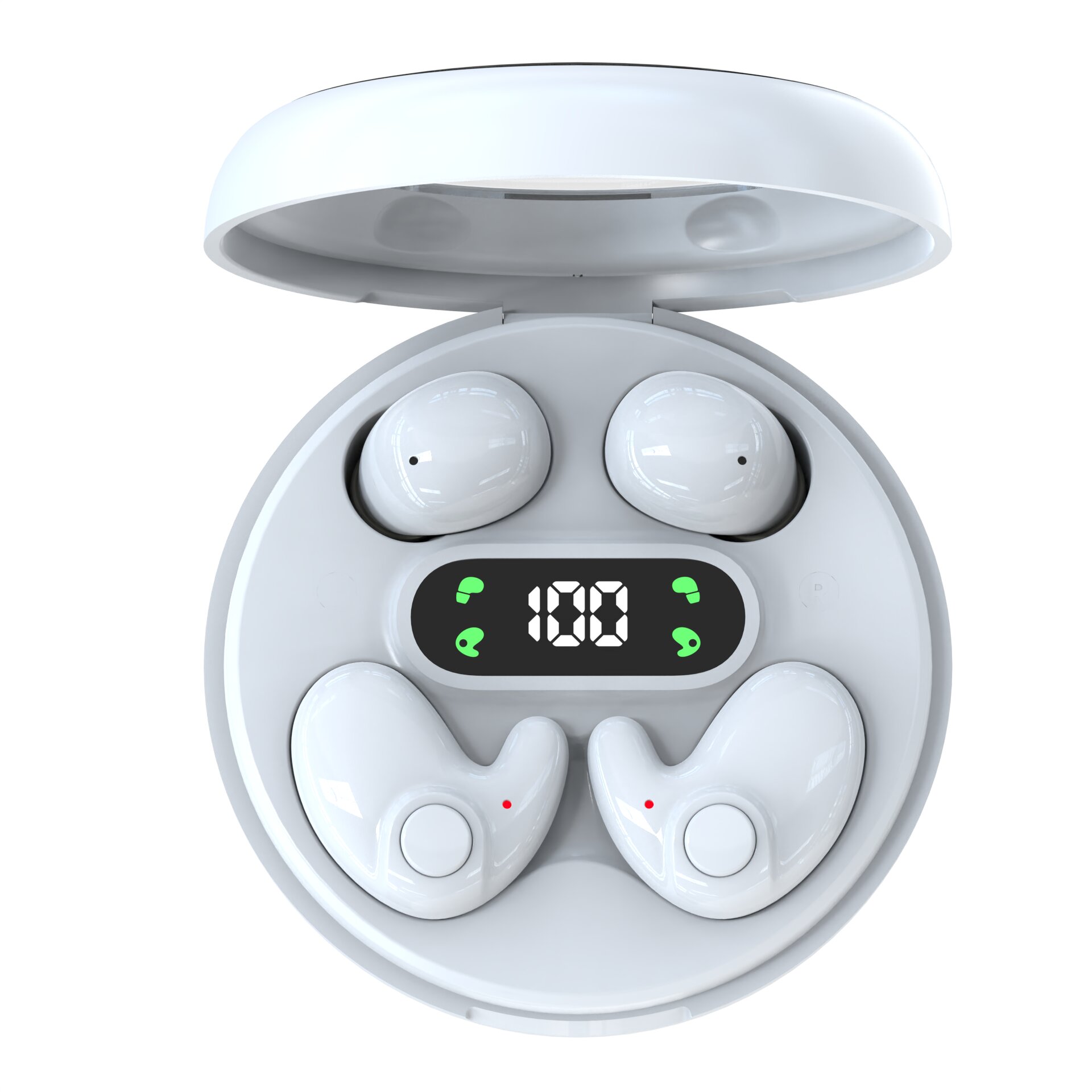 Two-piece Headphones, Wireless Bluetooth Headset,Earbuds with Mic for Phone, Sleep Earphones And Mini，For Running/sleeping