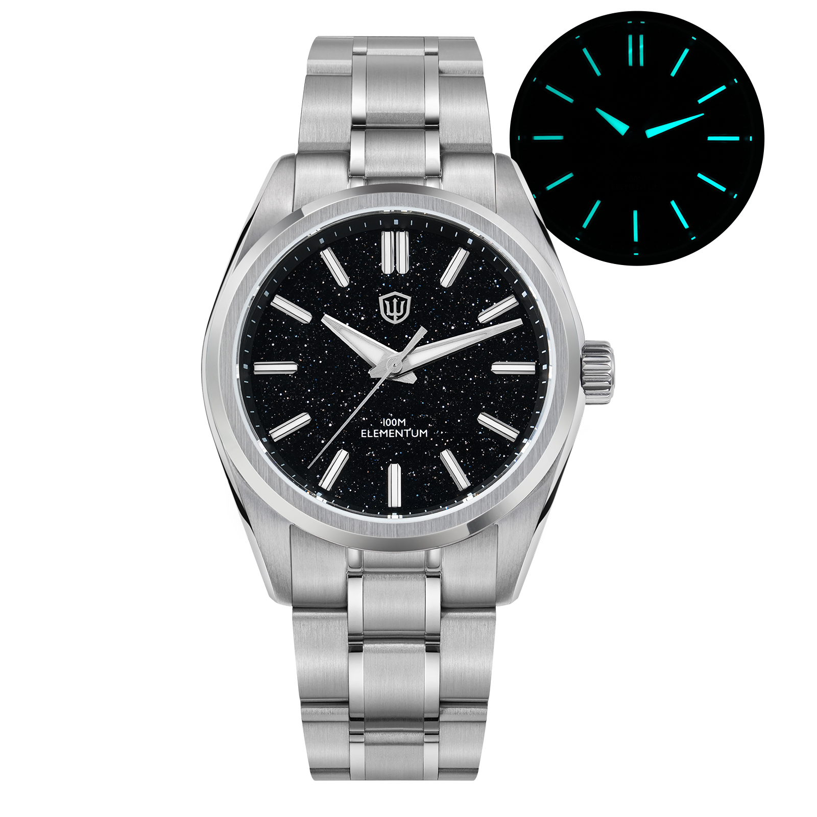 Watchdives WD0003C 38mm Watch VH31 Sweep Seconds Quartz Movement Stainless Steel Watch Elementum Original Design Men Wristwatch