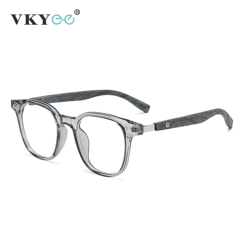VICKY New Simple Geometric Square Frame Men Women Anti-blue Light Reading Glasses Can Be Customized Prescription HM503