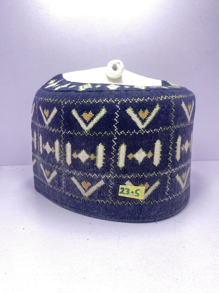 Black Zulum Cap - Classic Northern Nigerian Hat