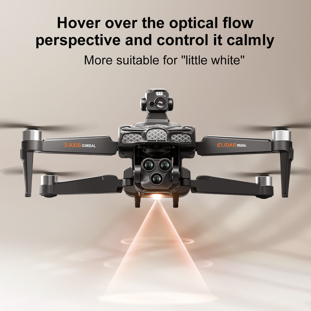 V668 GPS Drone 8K Professional 3-Axis PTZ HD Three Camera 5G WIFI FPV Dron Obstacle Avoidance Brushless Motor RC Quadcopter Toys