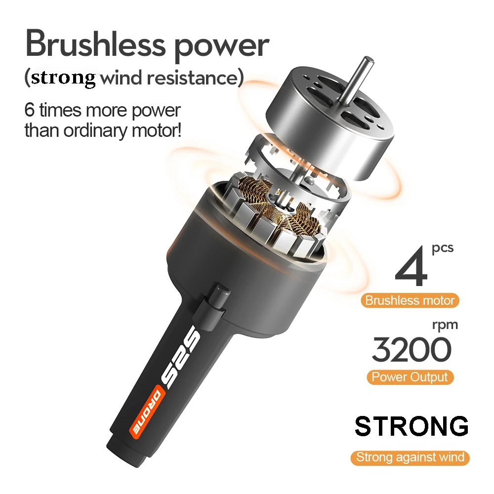 2025 S2S Drone 4K Profesional Aerial Photography Dual-Camera Helicopter Total Obstacle Avoidance Brushless Motor 5G Folding Dron