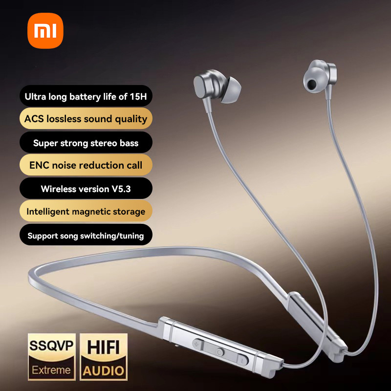 Xiaomi MijiaI BS09 ENC Wireless Earphone Neckband Sport Running In Ear Headphone Bluetooth 5.3 HiFi Stereo Headset