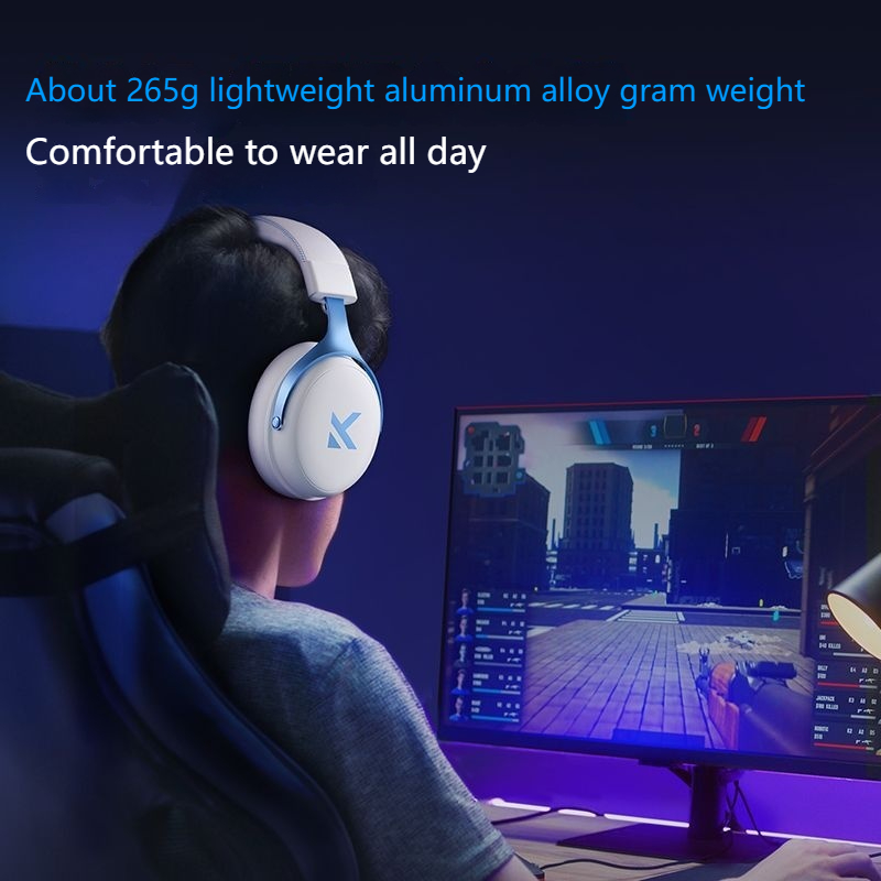 MCHOSE V9 Pro E-Sports Headphone Tri-Mode Game Bluetooth Computer Microphone Wireless Usb 7.1 Channel Surround Sound Headphone