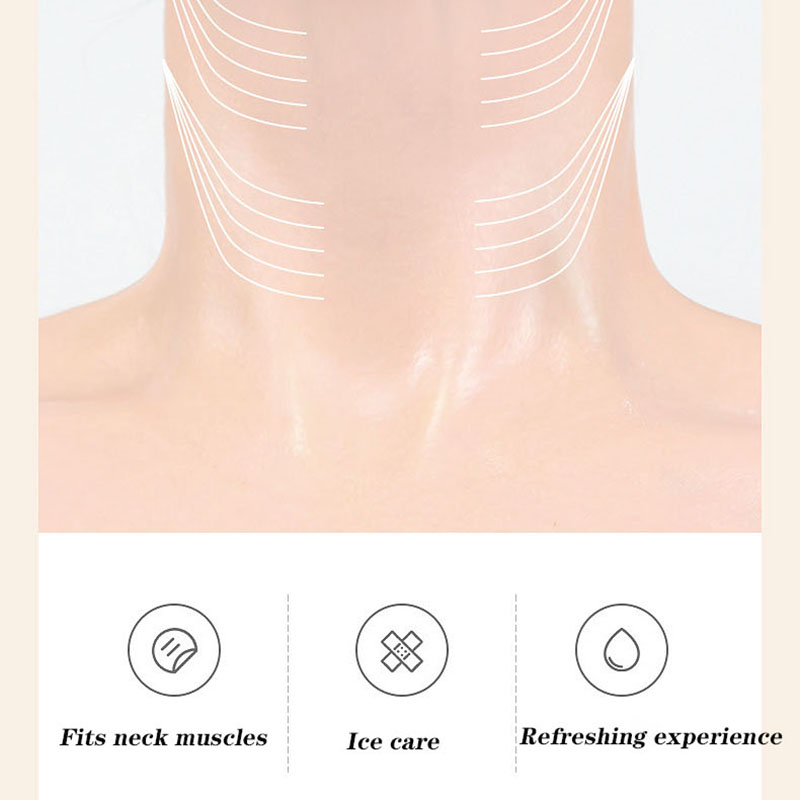 10pcs Gold Firming Neck Mask Moisturizing Anti Wrinkles Anti-aging skincare Neck Masks Beauty Necks Skin Care Products