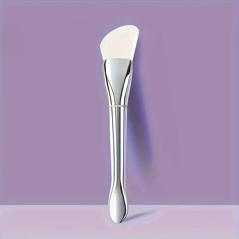 1/4 PCS Silicone Facial Mask Brush Soft Head with Scraper Integrated Dual-use Mud Film Brush DIY Film Adjusting Beauty Tools