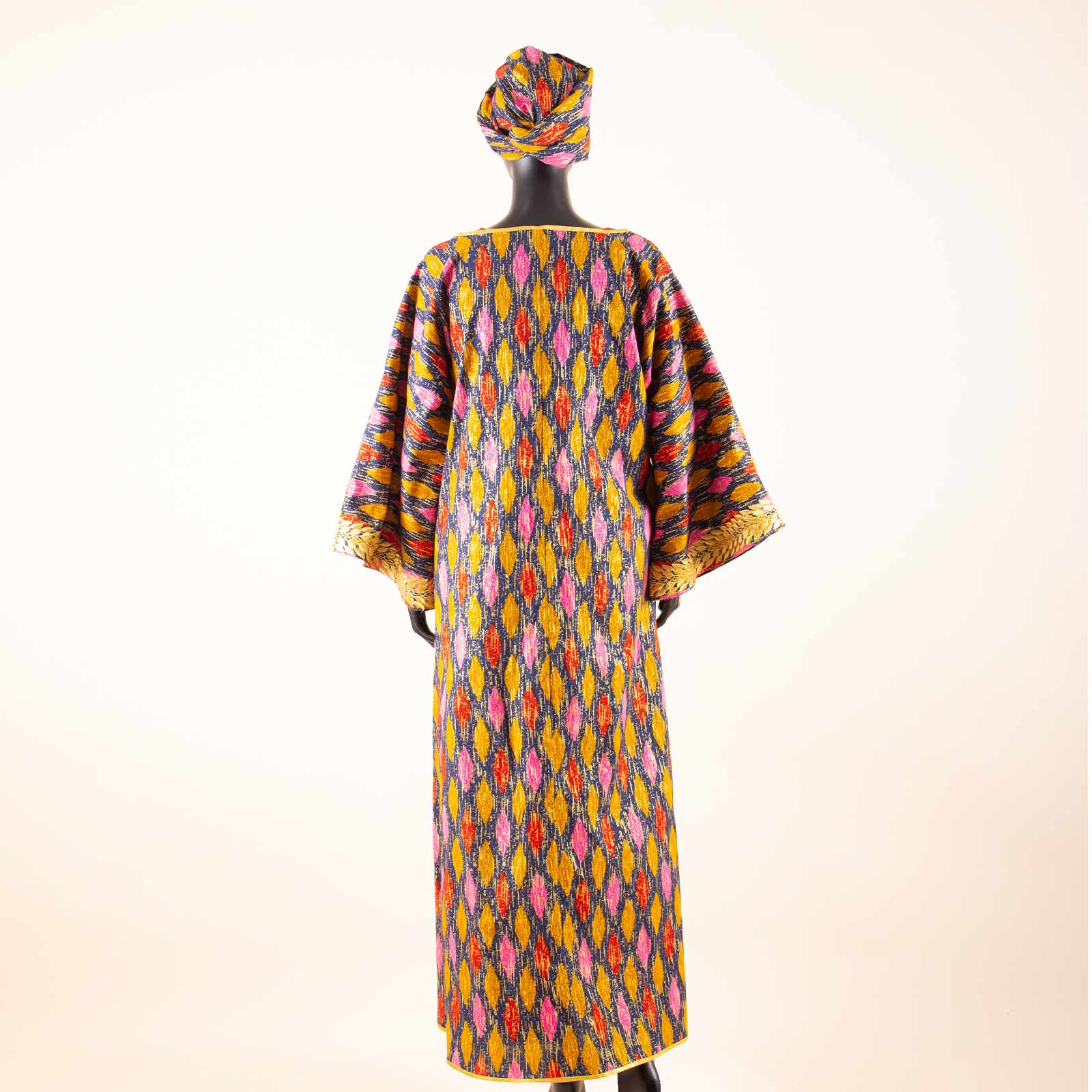African Clothing for Women Female Suit Set Long Coat and Sleeveless Dress With Headscarf for Lady Traditional Outfits 2426029