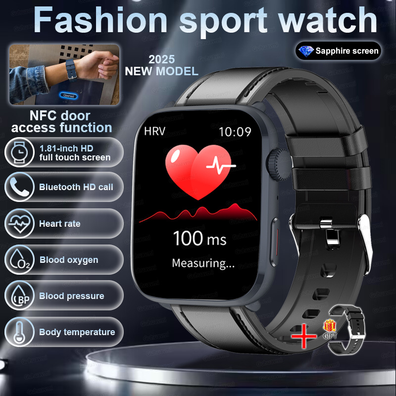 Smart Watch Watch Global Version Men Women HD AMOLED Display Heart Rate Bluetooth Call GPS Track Waterproof Sports Smart Watches