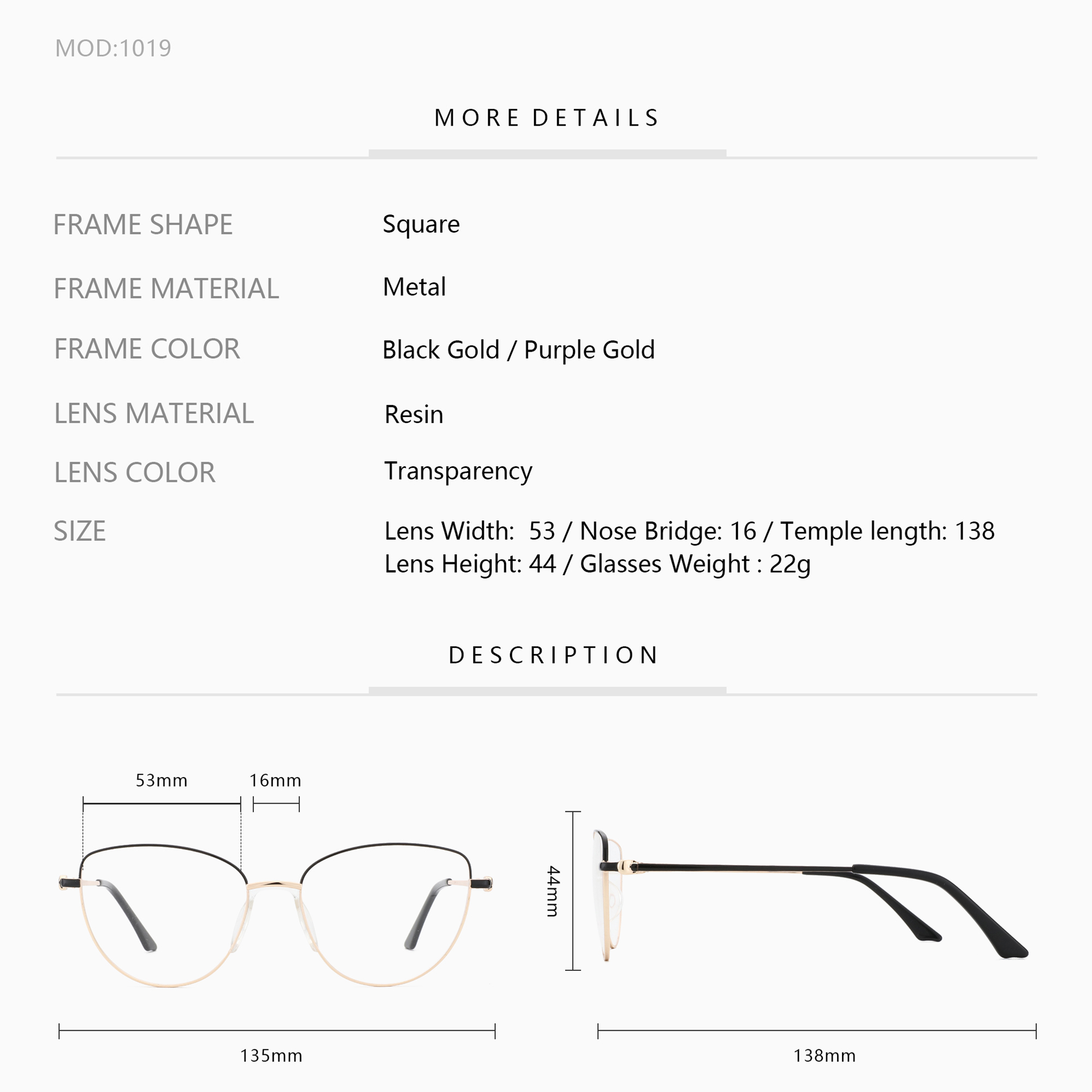 ZENOTTIC Fashion Cateye Prescription Glasses Myopia Eyewear Butterfly Optical Eyeglasses for Women Anti Blue Light/Photochromic