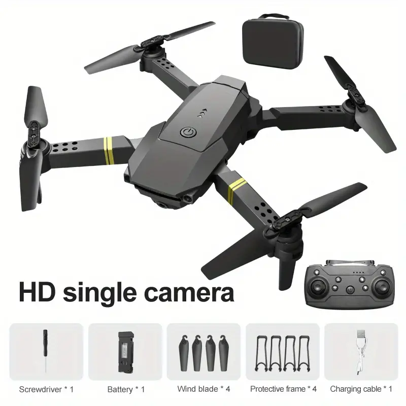 E88/E58  4K High-definition Drone Aerial Photography RC Aircraft Intelligent Fixed Height Four Axis Aircraft Children's Boy Toys