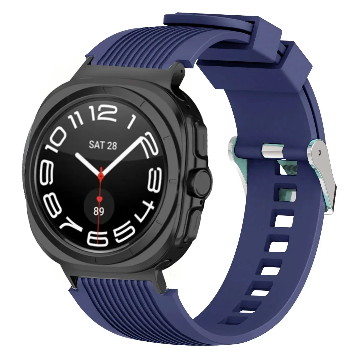 sports soft Silicone Strap For Samsung Galaxy Watch Ultra 2025 47mm breathable band For Samsung Watch 8 40mm 44mm 8 Classic 46mm