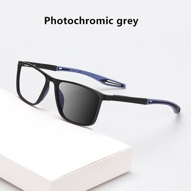 TR90 Photochromic Eye Glasses Men Women Myopia Eyeglasses Finished Glasses Students Short Sight Eyewear 0 -0.5 -1 -1.25 -1.5 -6