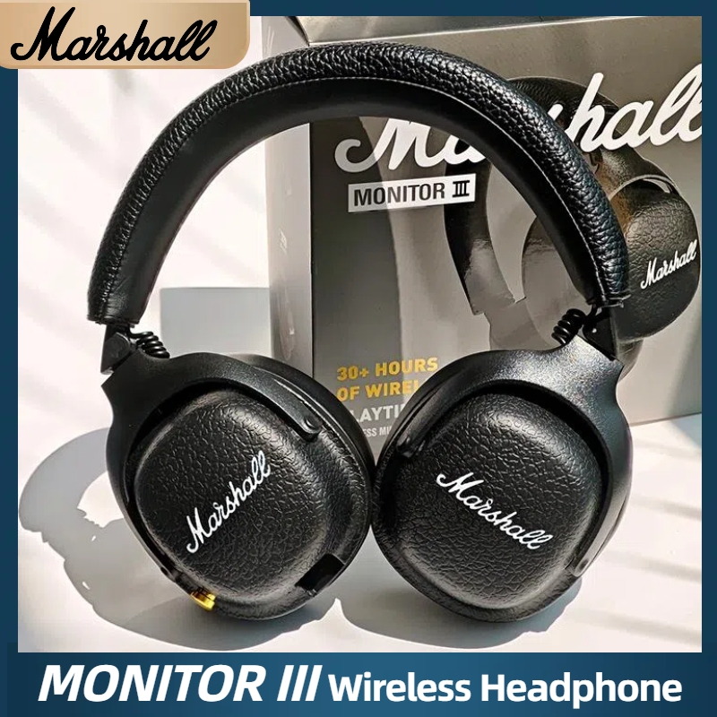 Marshall Wireless Noise Cancelling Over-the-Ear Headphones Bluetooth 5.3 HIFI Stereo Gaming Headset