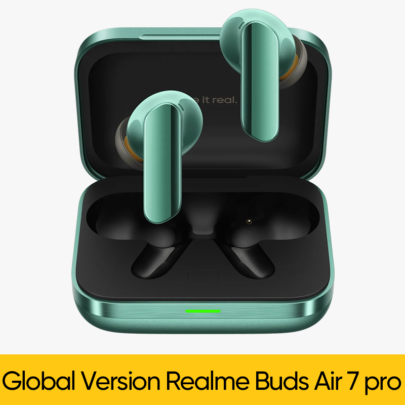 Global Version realme Buds Air 7 Pro 53dB Active Noise Cancelling True Wireless Earphone 48Hour Battery Bluetooth 5.4 Headphone