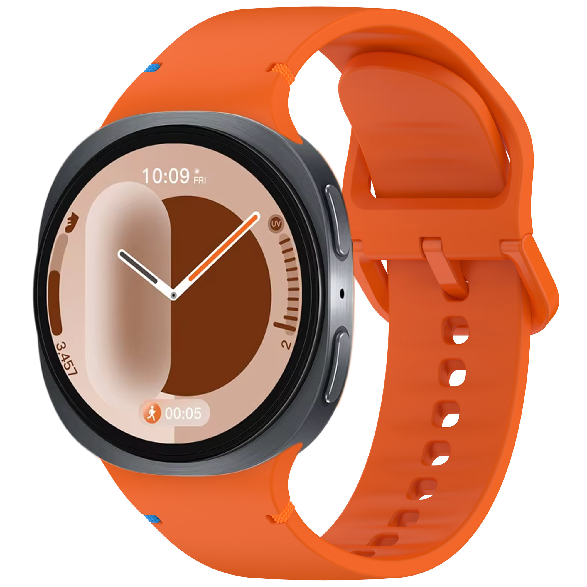 Official Silicone Watchband For Samsung Galaxy Watch 8 40mm 44mm 1:1 Sports Bracelet Wristband Galaxy Watch 8 Classic 46mm Belt