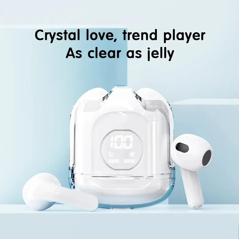 XT65 TWS Wireless Earphone Touch Control Noise Reduction Bluetooth5.3 Headphone Bass Long Standby Earbud With Mic forAndroid IOS