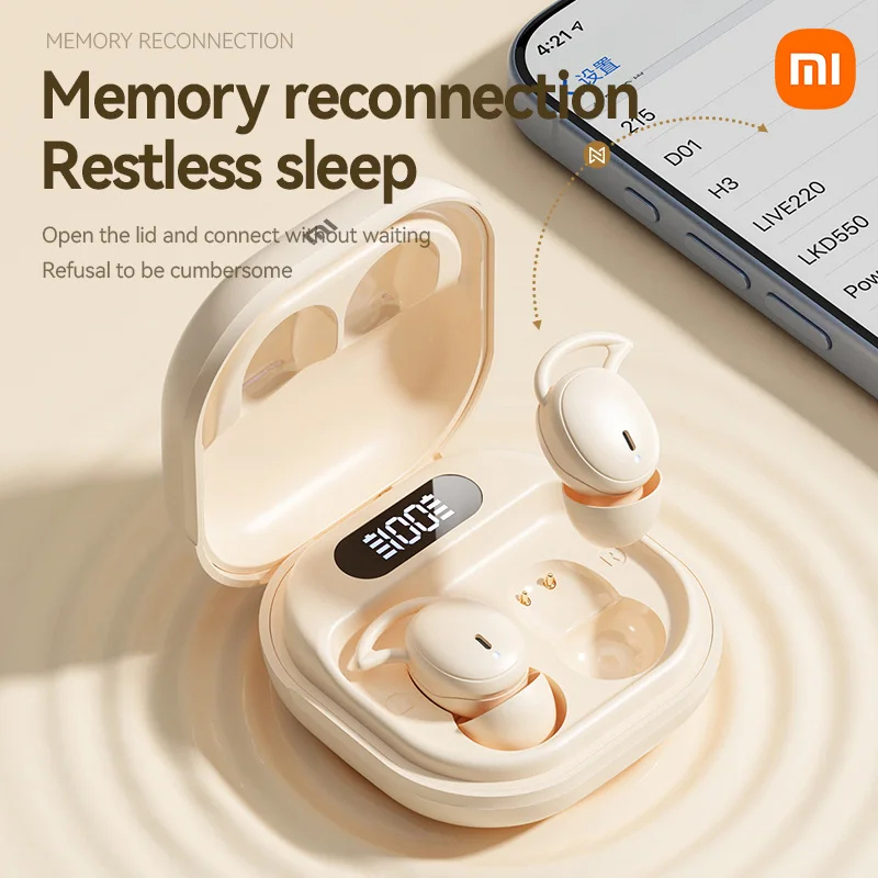 Xiaomi Mijia Wireless TWS Earphone Earbuds Bluetooth 5.4 Gaming Sport Headphones HiFi Stereo Sound Music Sleep Invisible Headset