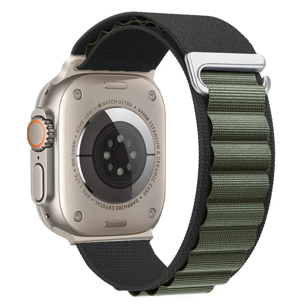 Alpine Strap for Apple Watch Ultra/3 11 10 9 8 7 Band 46mm 49mm 45mm 41mm Nylon Sports Bracelet IWatch 6 5 4 3 SE 44mm 40mm 42mm
