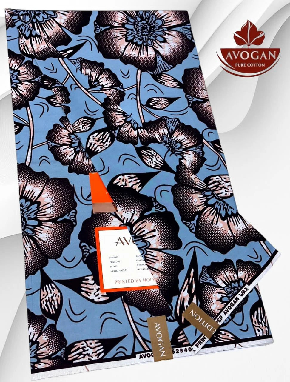 The Cotton King: Authentic Avogan Pure Cotton Veritable Block Prints – Premium Atamfa Turmi for Superior African Men & Women’s Garments