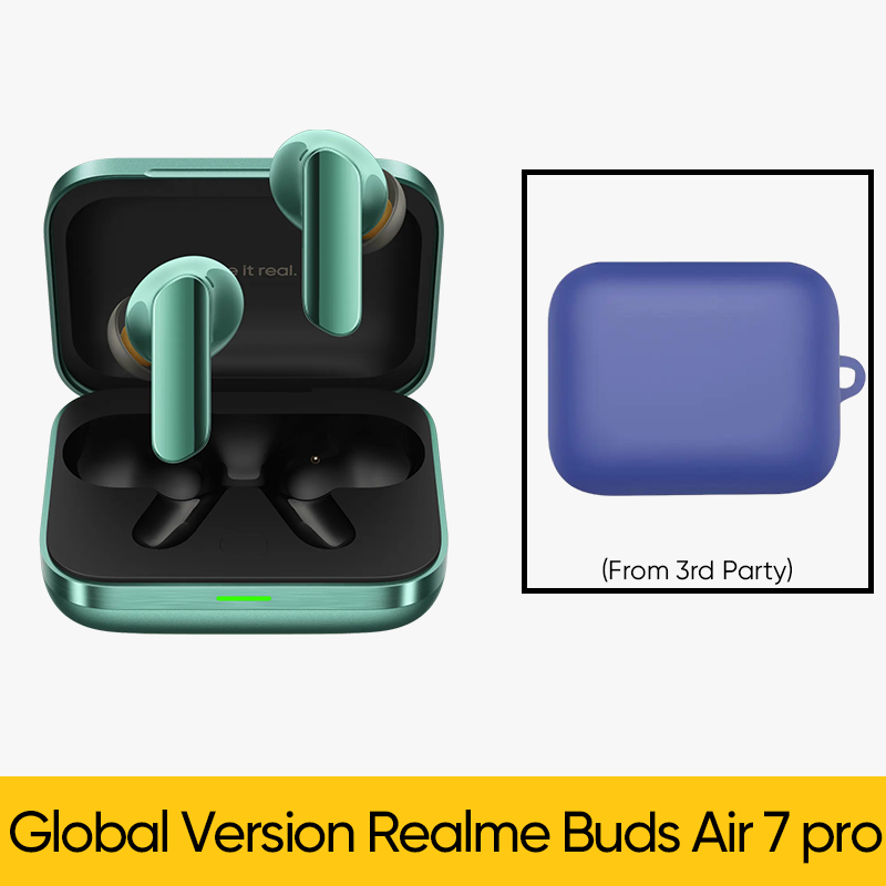 Global Version realme Buds Air 7 Pro 53dB Active Noise Cancelling True Wireless Earphone 48Hour Battery Bluetooth 5.4 Headphone