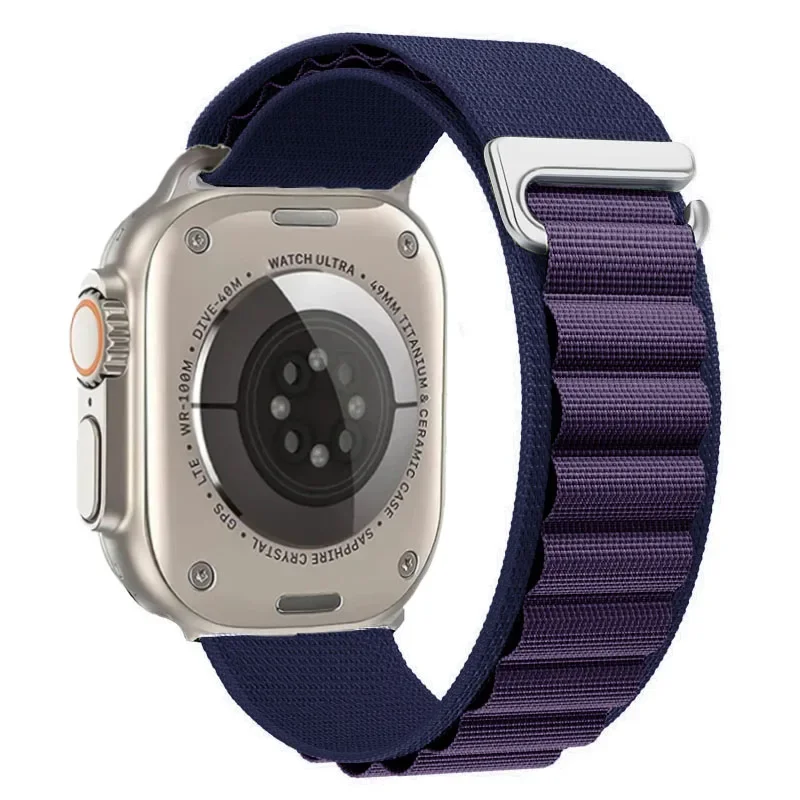 Alpine Strap for Apple Watch Ultra/3 11 10 9 8 7 Band 46mm 49mm 45mm 41mm Nylon Sports Bracelet IWatch 6 5 4 3 SE 44mm 40mm 42mm