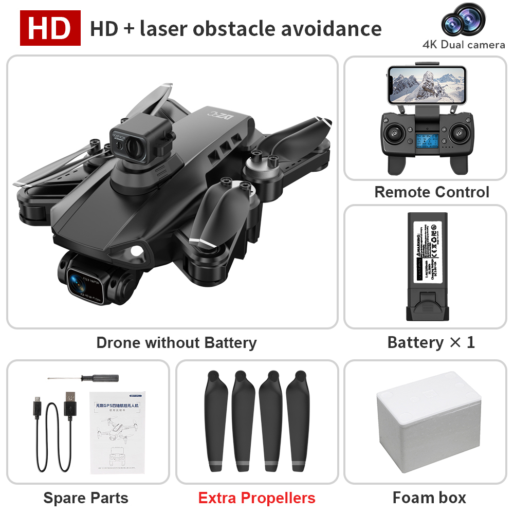 Drone L900 Pro SE MAX 4K Professional 8KM HD Camera 5G GPS Obstacle Avoidance Brushless Motor Quadcopter RC Helicopter Dron Toys