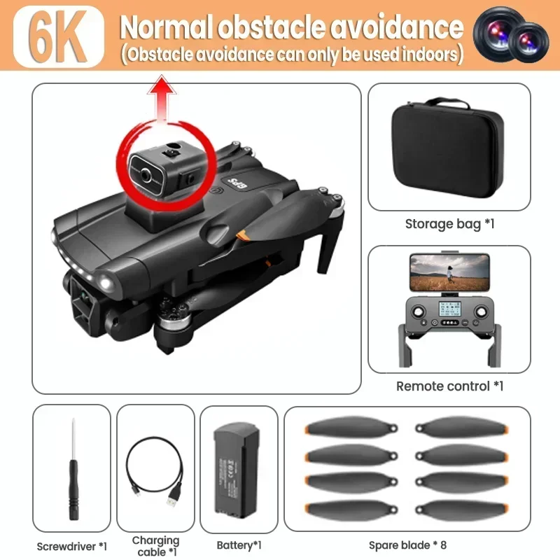 For Xiaomi V198GPS Drone 8K Profesional Camera Brushless Obstacle Avoidance Aerial Optical Foldable Quadcopter Mini Drone kidtoy
