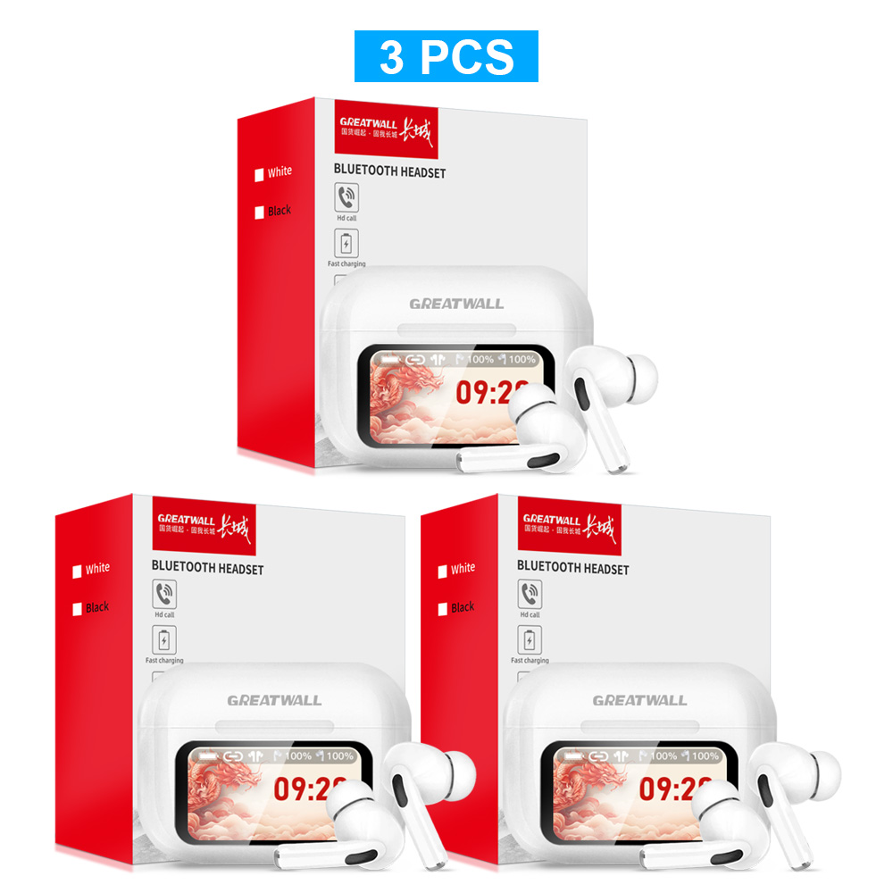 Original GREATWALL TWS Wireless Bluetooth V5.3 Earphones ANC Noise Reduction HiFi HD Call Earbuds Music Headsets Touch Control