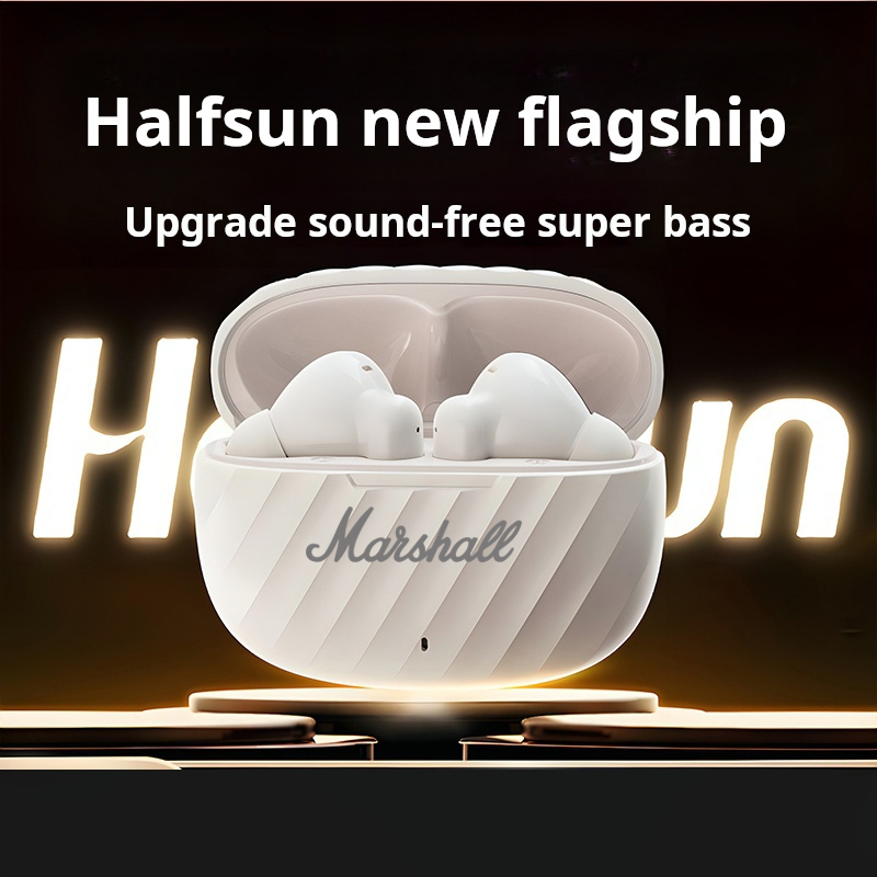 Marshall Bluetooth Headset In-Ear Wireless Sport Headphones HiFi Stereo Earphone With Mic Earbuds For for Android and Apple