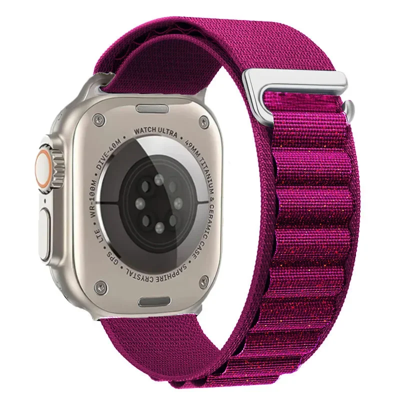 Alpine Strap for Apple Watch Ultra/3 11 10 9 8 7 Band 46mm 49mm 45mm 41mm Nylon Sports Bracelet IWatch 6 5 4 3 SE 44mm 40mm 42mm