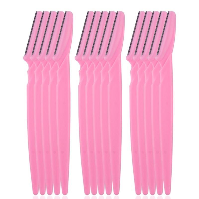 5/10/15Pcs Eyebrow Trimmer Makeup Tools Safe Eye Brow Razor Face Body Hair Removal Shaver Blades Woman Eyebrows Shaping Knife