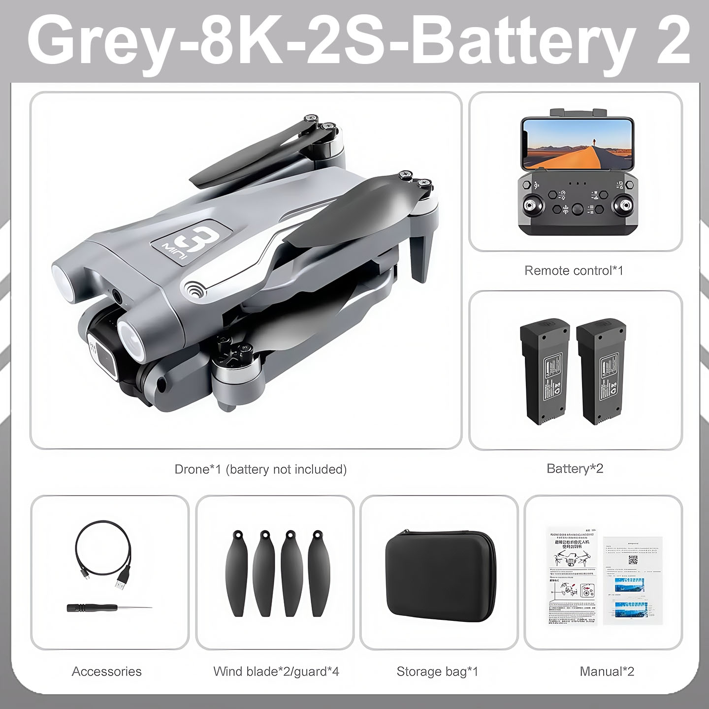 For Xiaomi Z908 Pro/MAX 8K Drone ESC Professional GPS Dron Optical Flow Localization 3sided Obstacle Avoidance Quadcopter Toys