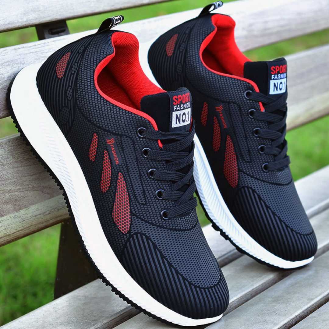 2025 new spring trend sports men's shoes Lace-up thick sole casual fashion shoes Large size Wear skid resistance