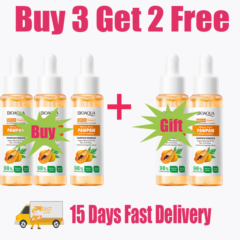 Papaya VC Brightening Serum Improve Dullness Remove Dark Spots Effective Whiten Freckle Product Moisturize Face Skin Care Beauty