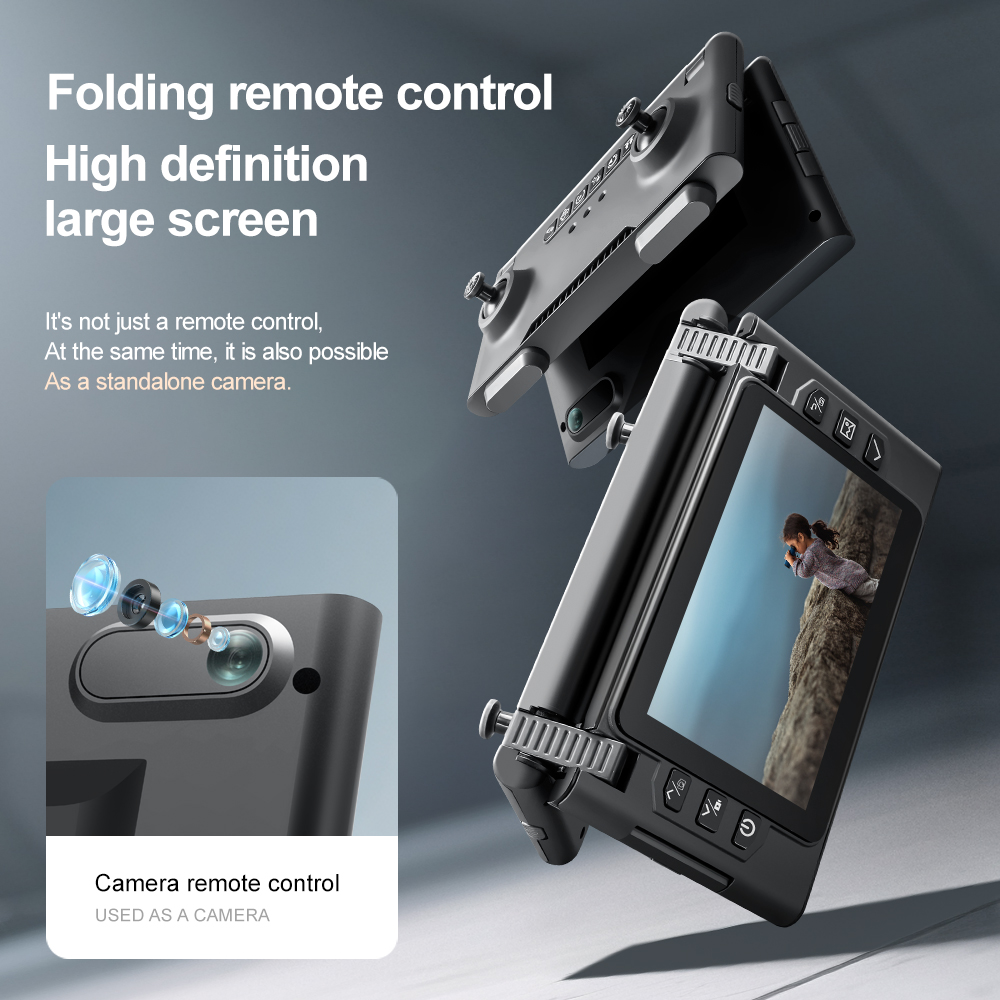 2025 New M66 Max 4K Dual Camera Drone with Foldable Screen 10km Flight Range GPS Auto Return Brushless Motor RC Quadcopter